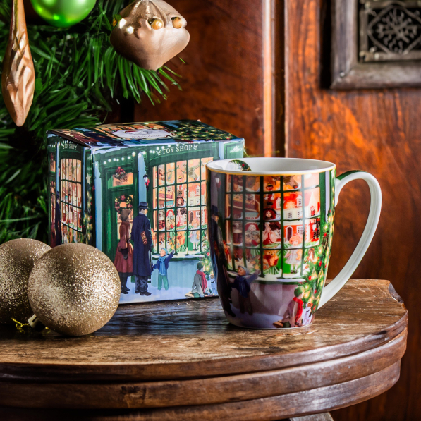 Kubek świąteczny porcelanowy DUO CHRISTMAS SHOP WINDOW 350 ml
