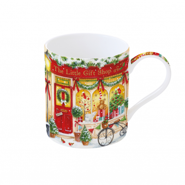 Kubek świąteczny porcelanowy EASY LIFE CHRISTMAS VILLAGE 350 ml