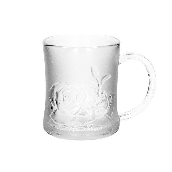 Kubek szklany / Szklanka RÓŻA 280 ml