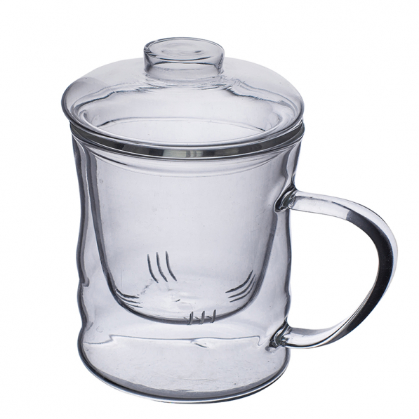 Kubek szklany / szklanka z zaparzaczem ANDREA II 350 ml