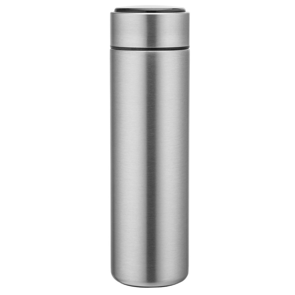 Kubek termiczny / termos z zaparzaczem ze stali nierdzewnej z wyświetlaczem LED 500 ml