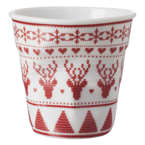 REVOL Froisses Woody 180 ml - kubek świąteczny porcelanowy