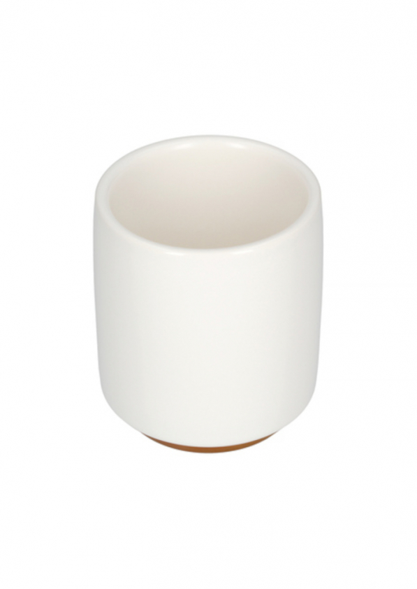 FELLOW Monty Cortado biały 130 ml - kubek z podwójną ścianką ceramiczny