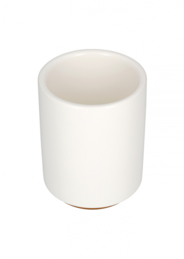 FELLOW Monty Latte Cup biały 325 ml - kubek z podwójną ścianką ceramiczny