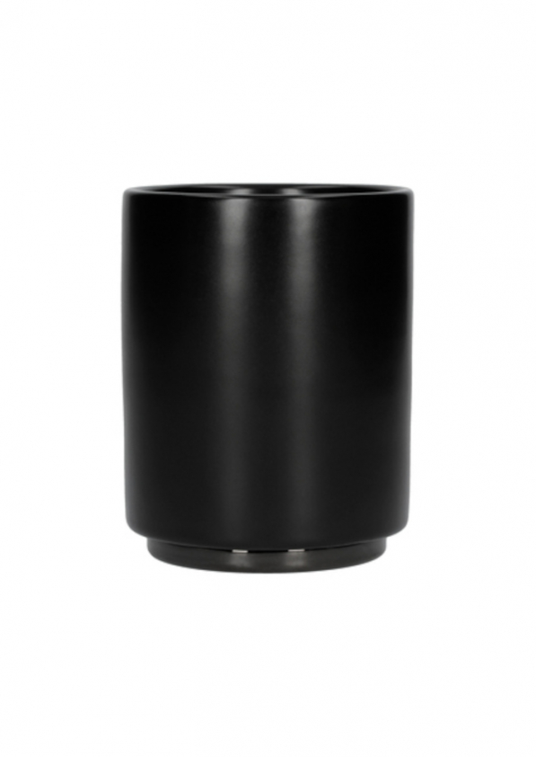 FELLOW Monty Latte Cup czarny 325 ml - kubek z podwójną ścianką ceramiczny