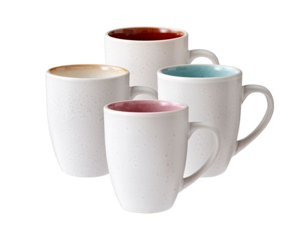 Kubki kamionkowe BITZ STONEWARE 300 ml 4 szt.