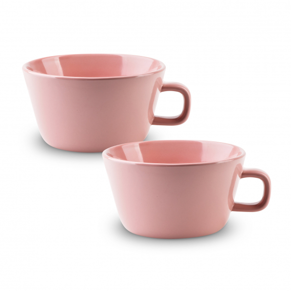 Kubki porcelanowe AFFEK DESIGN NADINE JASNORÓŻOWE 500 ml 2 szt.