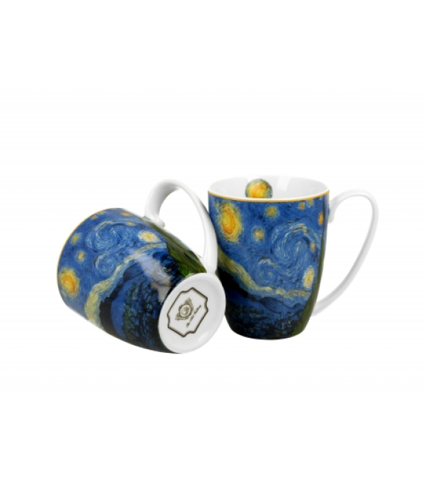 Kubki porcelanowe DUO ART GALLERY STARRY NIGHT BY V. VAN GOGH 360 ml 2 szt.