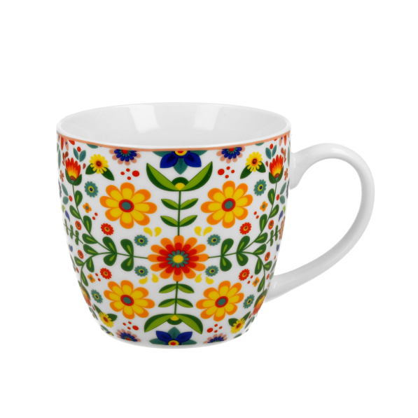 Kubek porcelanowy DUO ETNO MERIDA 460 ml