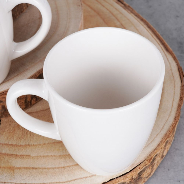 Kubki porcelanowe EXCELLENT HOUSEWARE 220 ml 4 szt.