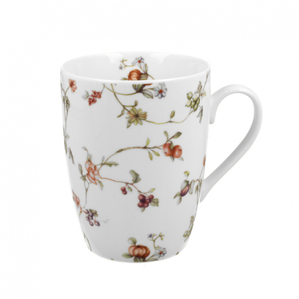 Kubki porcelanowe z podkładkami DUO ROMANTIC SAFA 400 ml 4 szt.