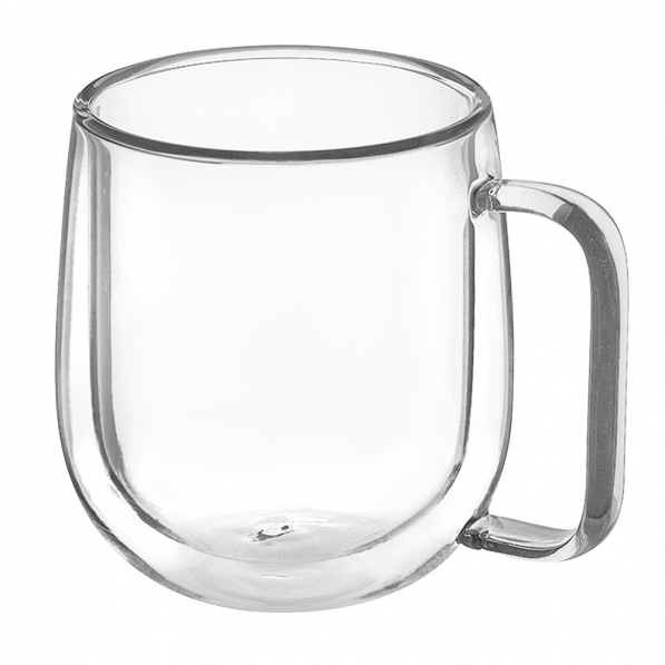 Kubki szklane / Szklanki z podwójnymi ściankami szklane ANDREA 300 ml 2 szt.