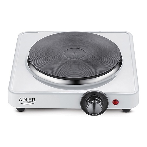 ADLER Hot 1500 W biała - kuchenka elektryczna metalowa