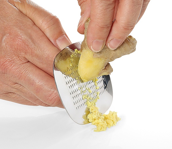 KUCHENPROFI Nutmeg - tarka kuchenna ręczna do imbiru i gałki muszkatołowej ze stali nierdzewnej