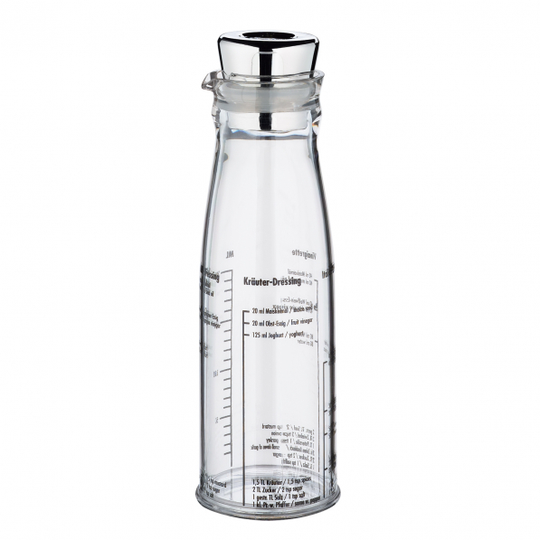 KUCHENPROFI Shaker 0,25 l - shaker do sosów i dressingów szklany 