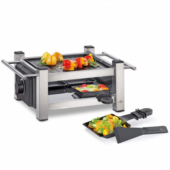 KUCHENPROFI Taste 4 - grill elektryczny / raclette na 4 osoby ze stali nierdzewnej