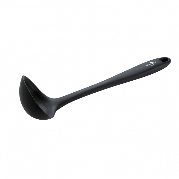 KUCHENPROFI Trend 28 cm czarna - chochla / łyżka wazowa silikonowa