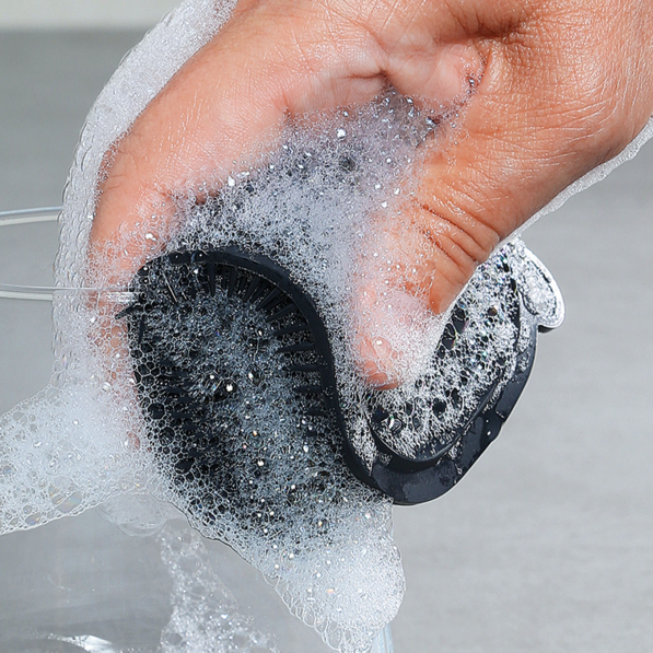 KUCHENPROFI Trend czarna - myjka do mycia naczyń silikonowa