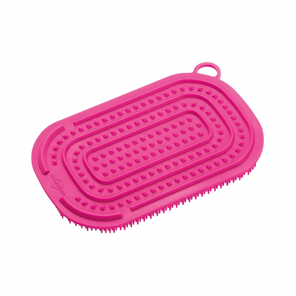 KUCHENPROFI Trend różowa - myjka do mycia naczyń silikonowa