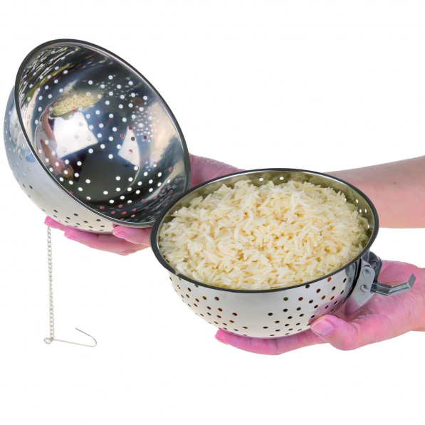 Kula do gotowania ryżu ze stali nierdzewnej IDEALE RICE