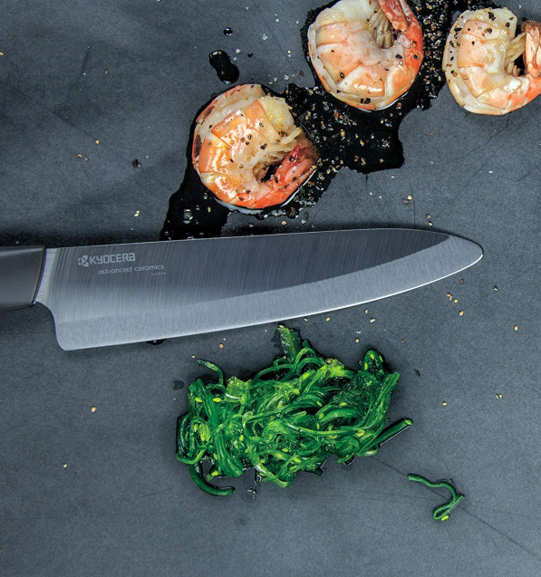 KYOCERA Shin Black 18 cm - nóż szefa kuchni ceramiczny