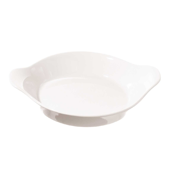 LA PORCELLANA BIANCA Arezzo 21 cm - naczynie żaroodporne do zapiekania porcelanowe