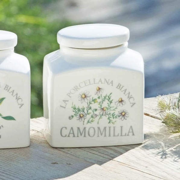 LA PORCELLANA BIANCA Conserva 0,5 l - pojemnik na herbatę porcelanowy