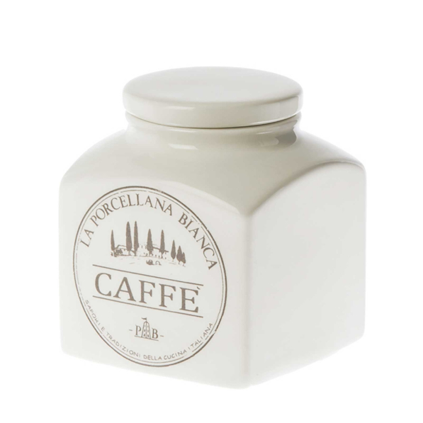 LA PORCELLANA BIANCA Conserva 0,5 l - pojemnik na kawę porcelanowy