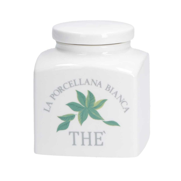 LA PORCELLANA BIANCA Conserva 0,5 l 2 szt. - pojemniki na herbatę i rumianek porcelanowe