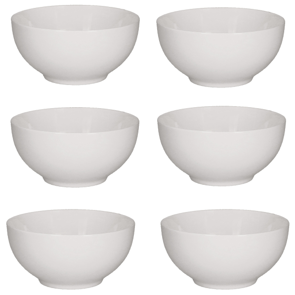 LA PORCELLANA BIANCA Essenziale 14 cm 6 szt. - miski / salaterki porcelanowe
