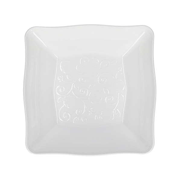 LA PORCELLANA BIANCA Florentina 22 x 22 cm 6 szt. - talerze obiadowe głębokie porcelanowe