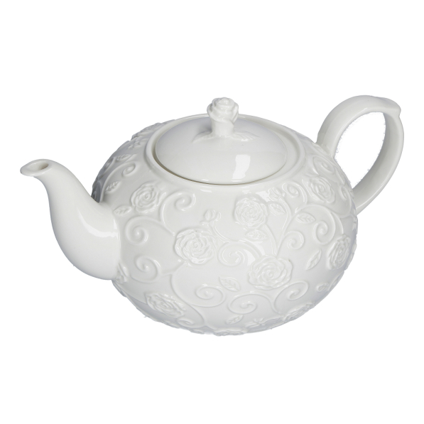 LA PORCELLANA BIANCA Florentina 3 el. - dzbanek do kawy i herbaty porcelanowy z cukiernicą i mlecznikiem