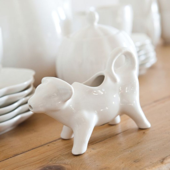 LA PORCELLANA BIANCA Mucchine - mlecznik / dzbanek do mleka porcelanowy