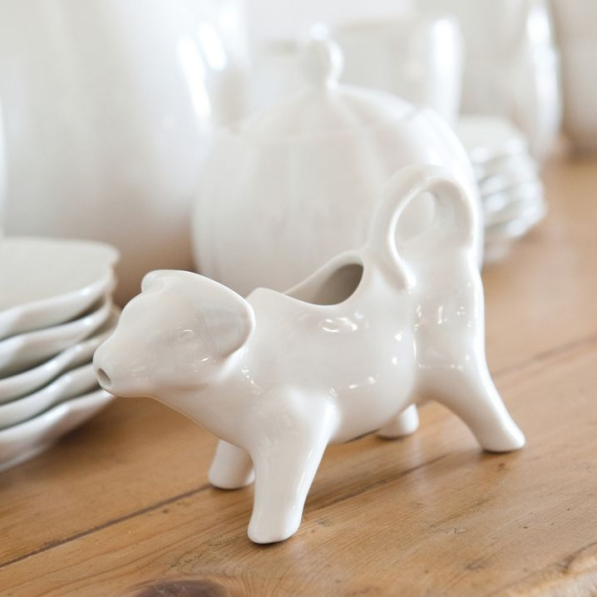 LA PORCELLANA BIANCA Mucchine - mlecznik / dzbanek do mleka porcelanowy