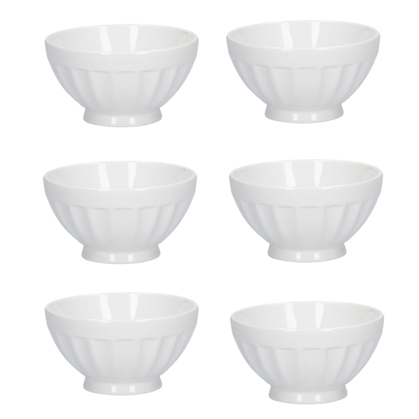 LA PORCELLANA BIANCA Pieve 8 cm 6 szt. - miski / salaterki porcelanowe