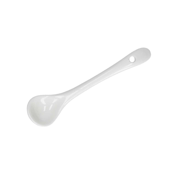 LA PORCELLANA BIANCA Trattoria 8,5 cm - łyżeczka do soli i przypraw porcelanowa