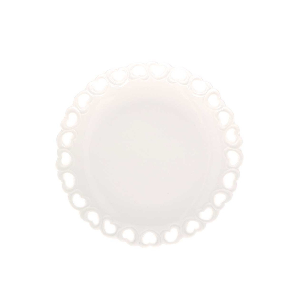 LA PORCELLANA BIANCA Valentino 15 cm - talerz deserowy porcelanowy