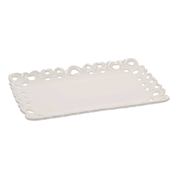 LA PORCELLANA BIANCA Valentino 27 x 19 cm - półmisek porcelanowy