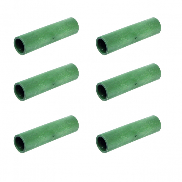 Łączniki proste do tyczek plastikowe STRAIGHT ZIELONE 11 mm 6 szt.