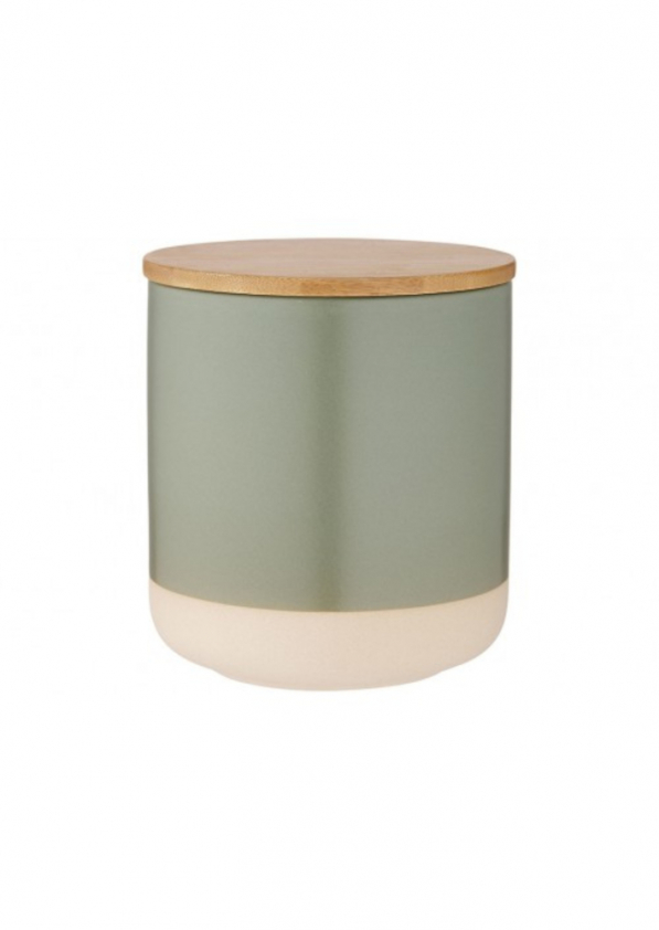 LADELLE Host Sage Canister 11,8 cm - pojemnik ceramiczny z pokrywką