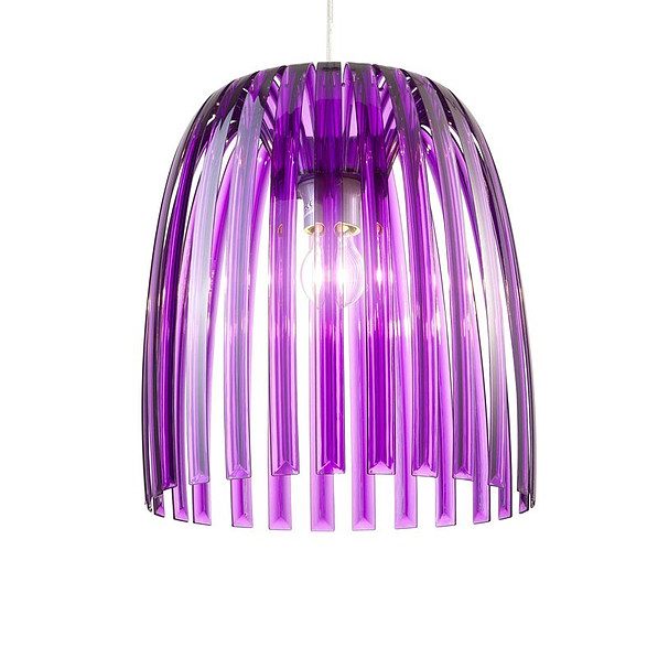 KOZIOL Josephine M fioletowa - lampa sufitowa plastikowa