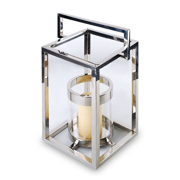 Lampion dekoracyjny metalowy MONDEX ARON 42,5 cm