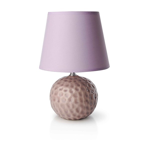 Lampka nocna stołowa ceramiczna VIOLET FIOLETOWA