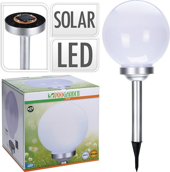 Lampka solarna KULA 25CM 4xLED