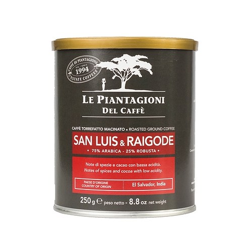 LE PIANTAGIONI DEL CAFFE San Luis & Raigode 250 g - włoska kawa mielona