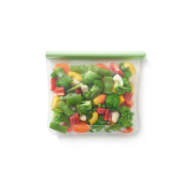 LEKUE Reuse And Reduce 1 l - woreczek strunowy wielorazowy na żywność silikonowy