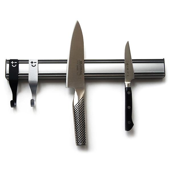 Listwa magnetyczna na noże aluminiowa BISBELL BISICHEF MINI SREBRNA 35 cm