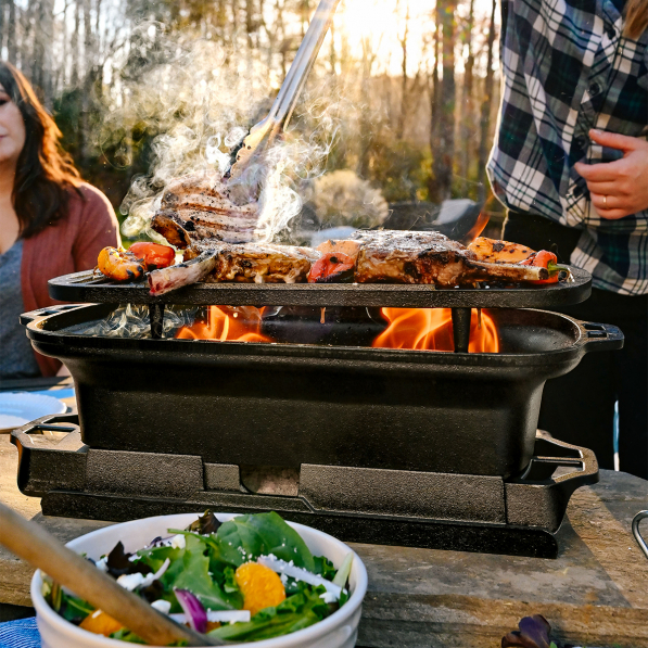 LODGE - grill węglowy żeliwny