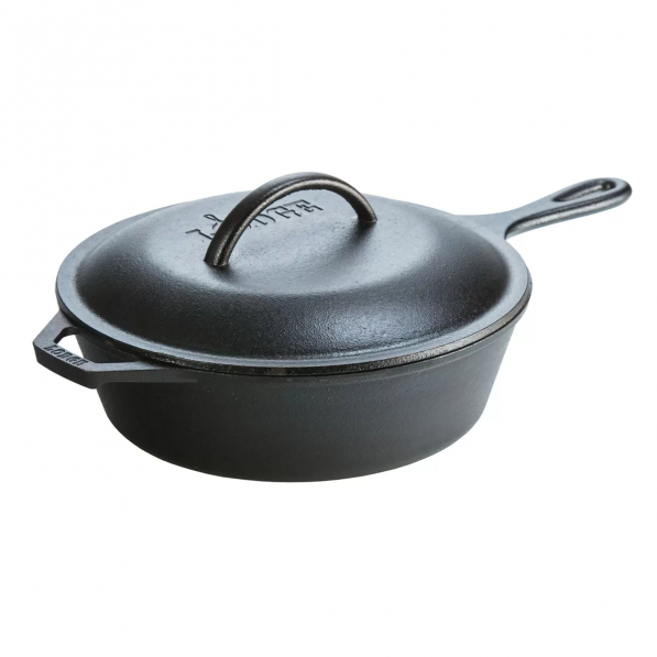 LODGE Cast Iron 26 cm - patelnia żeliwna z pokrywką