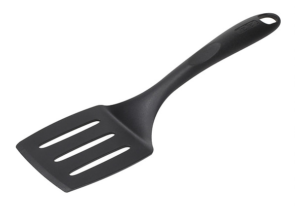 TEFAL Bienvenue 2743712 31 cm czarna - łopatka kuchenna ażurowa plastikowa